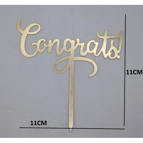 C/TOPPER CONGRATS C/TOPPER CONGRATS